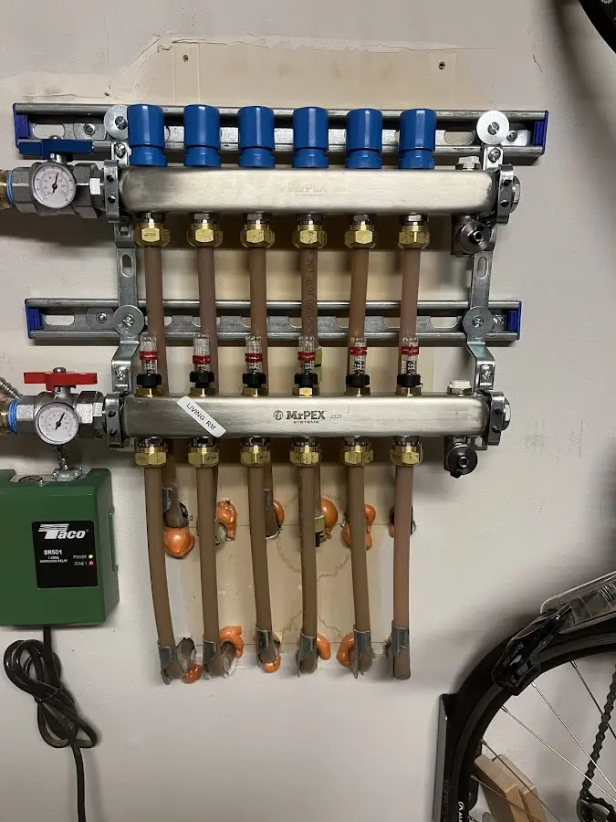 Plumber performing Gas Line Installation at a residential property in Alum Rock